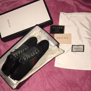 Gucci Glitter Ace Sneakers